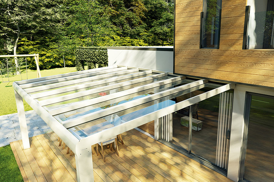 Aluxe Terrassendach Designline