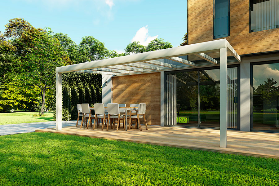 Aluxe Terrassendach Designline