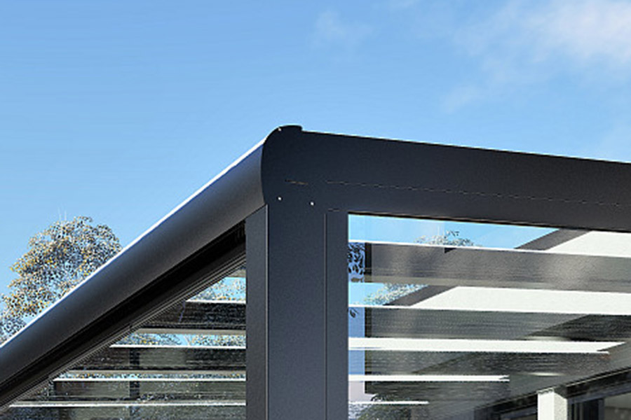 Aluxe Terrassendach Designline Detail