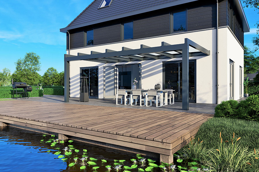 Aluxe Terrassendach Ultraline